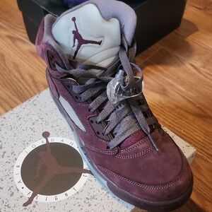 Air Jordan Purple High-Top Sneakers